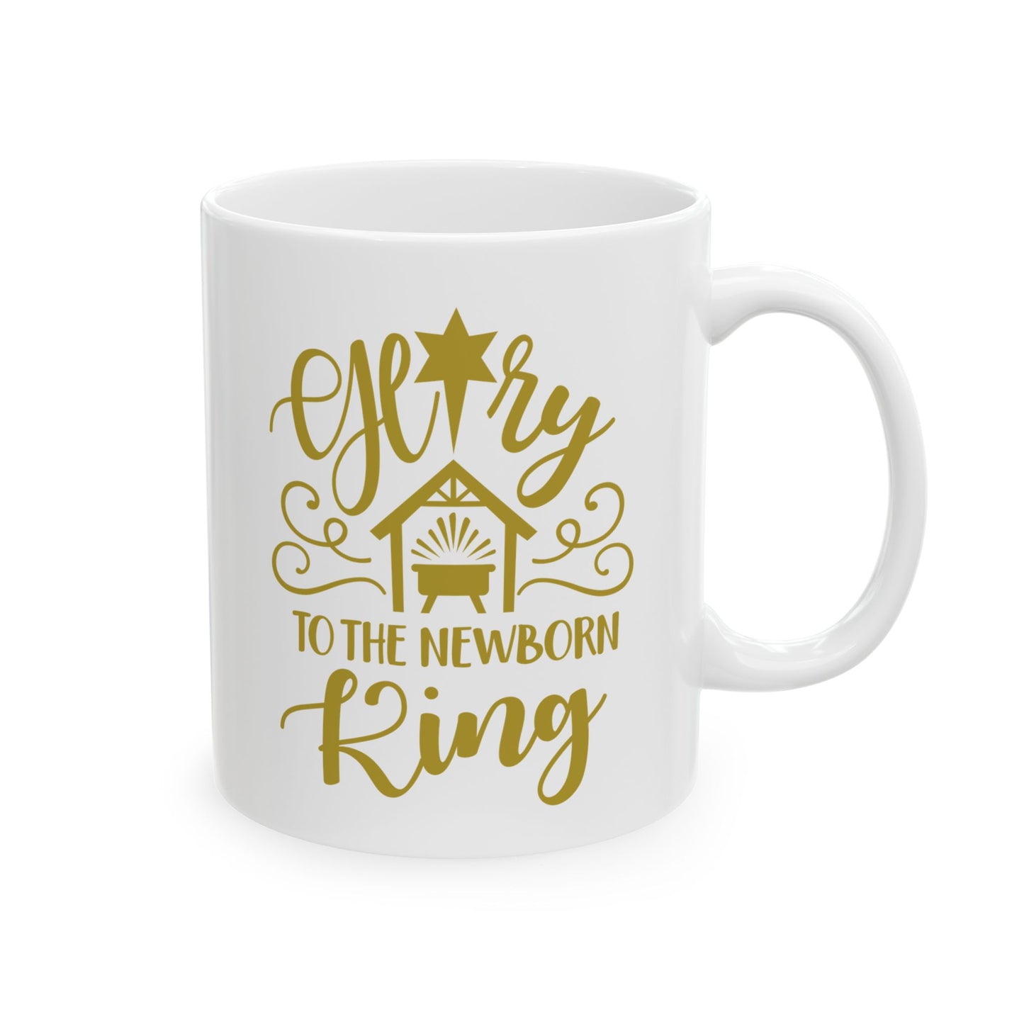 Glory To The Newborn King Mug 11oz   Item#63836