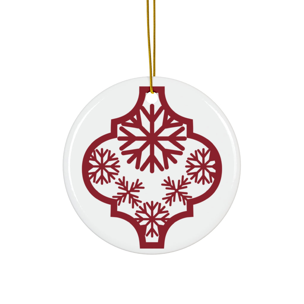 Arabesque Ceramic Disc Ornament     Item #6654388