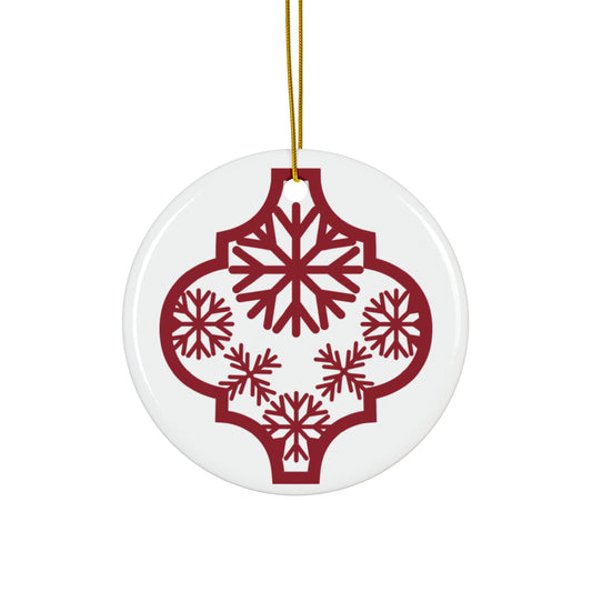 Arabesque Ceramic Disc Ornament     Item #6654388