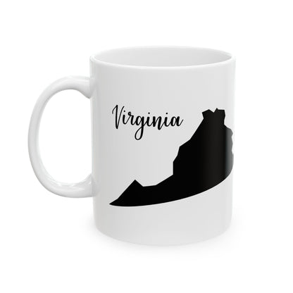 Virginia State Silhouette Ceramic Mug – 11oz    Item #293955