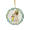 Christmas Kids Ceramic Disc Ornament        Item #9893128