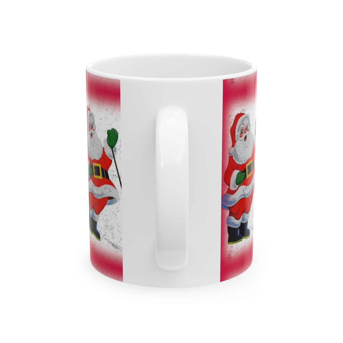 Christmas Santa Ceramic Mug – Happy Holidays 11oz    Item #26925