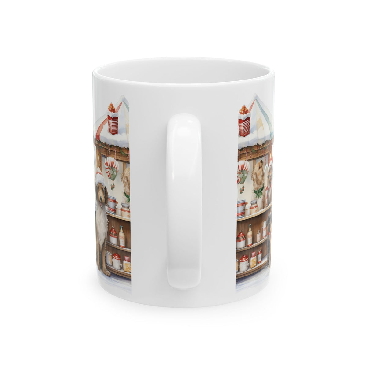 Christmas Dog Treat Stand Ceramic Mug 11oz   Item #259191