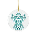 Angel Ceramic Disc Ornament      Item #5450507