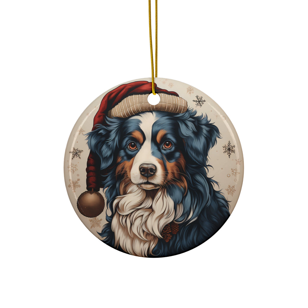 Dog Ceramic Disc Ornament            Item #898732