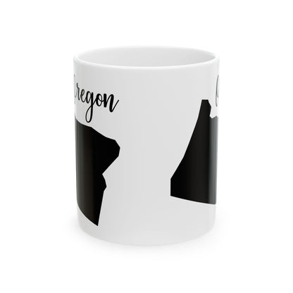 Oregon State Silhouette Ceramic Mug – 11oz    Item #473245
