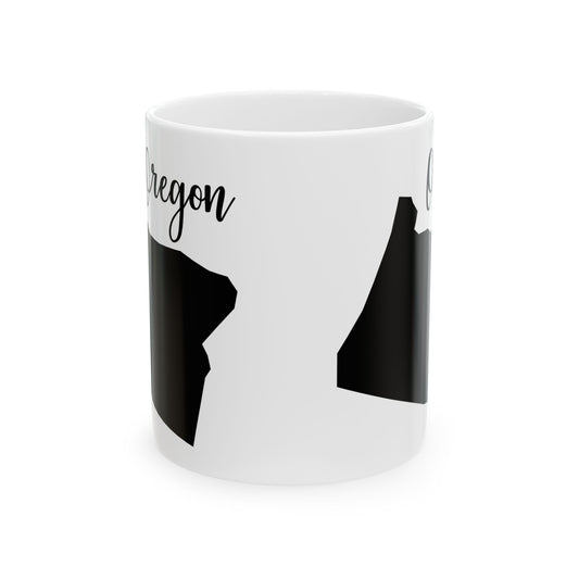 Oregon State Silhouette Ceramic Mug – 11oz    Item #473245