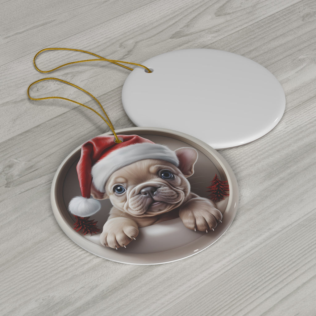 Dog Ceramic Disc Ornament         Item #3532798