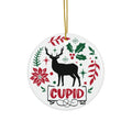 Cupid Ceramic Disc Ornament           Item #7558285