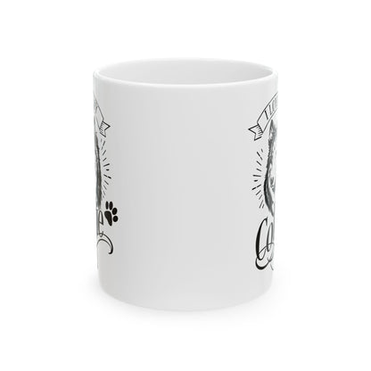 I Love My Collie Ceramic Mug — Cute Collie Coffee Cup 11oz    Item #798185