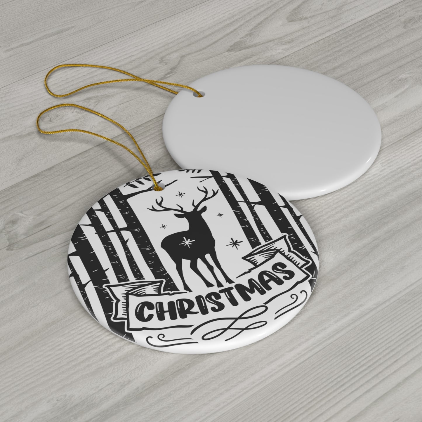 Christmas Ceramic Disc Ornament         Item #4759677