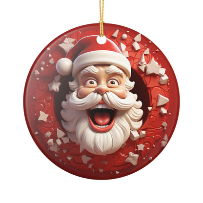 Funny Santa Christmas Ornament     Item #734743