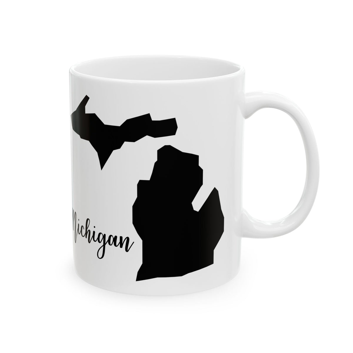 Michigan State Silhouette Ceramic Mug – 11oz    Item #45149