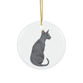 Cat Ceramic Ornament By Santa's Creations     Item #3552273 - Buckshot's Bargain Barn