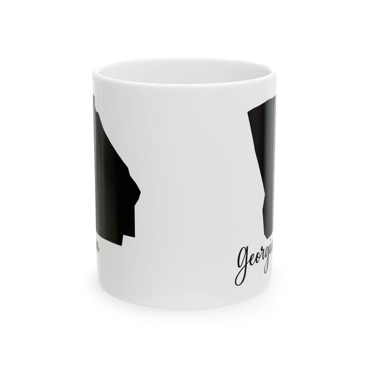 Georgia State Silhouette Ceramic Mug – 11oz    Item #595169