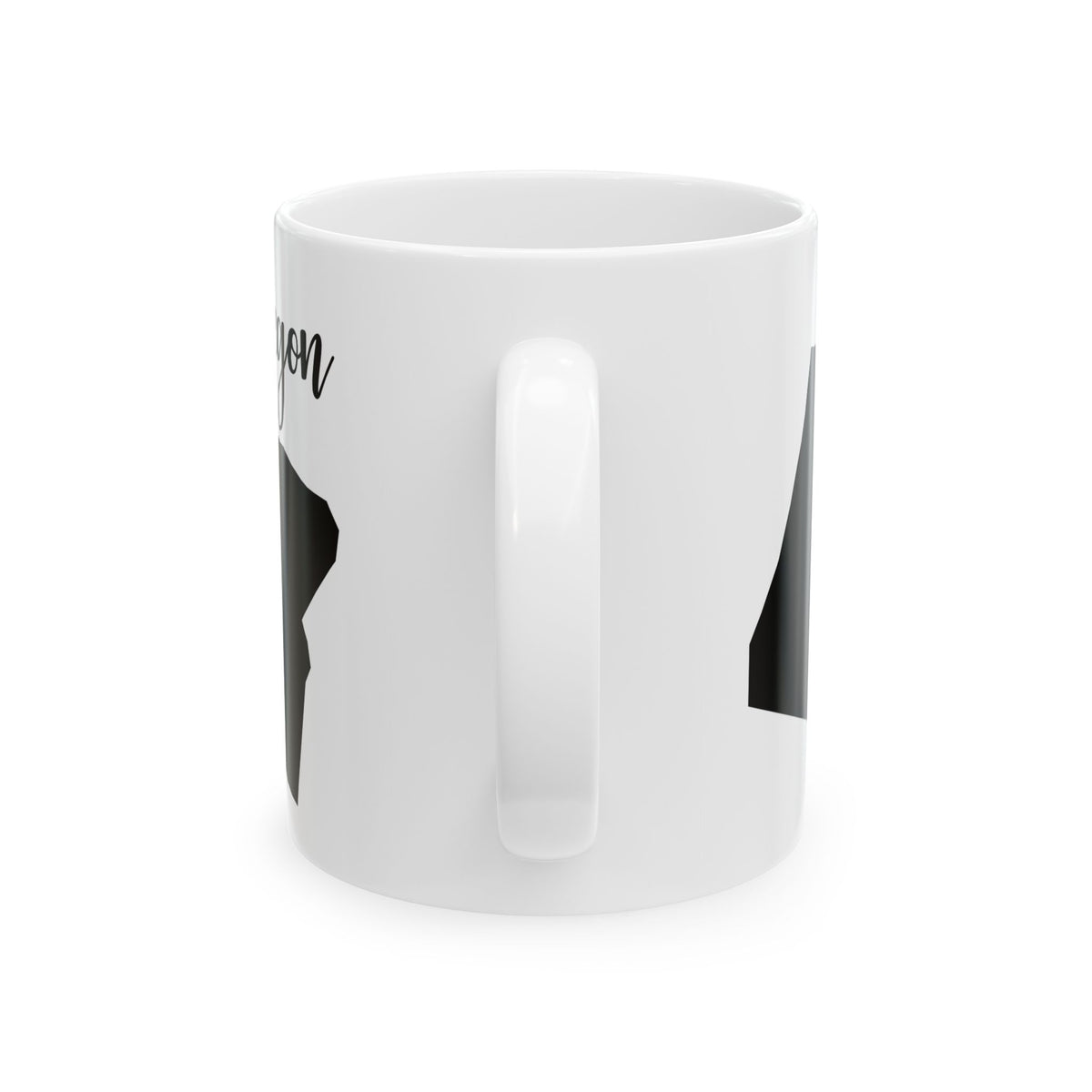 Oregon State Silhouette Ceramic Mug – 11oz    Item #473245
