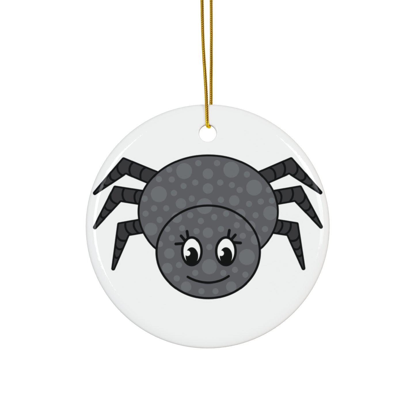 Spider Ceramic Disc Ornament     Item #300808