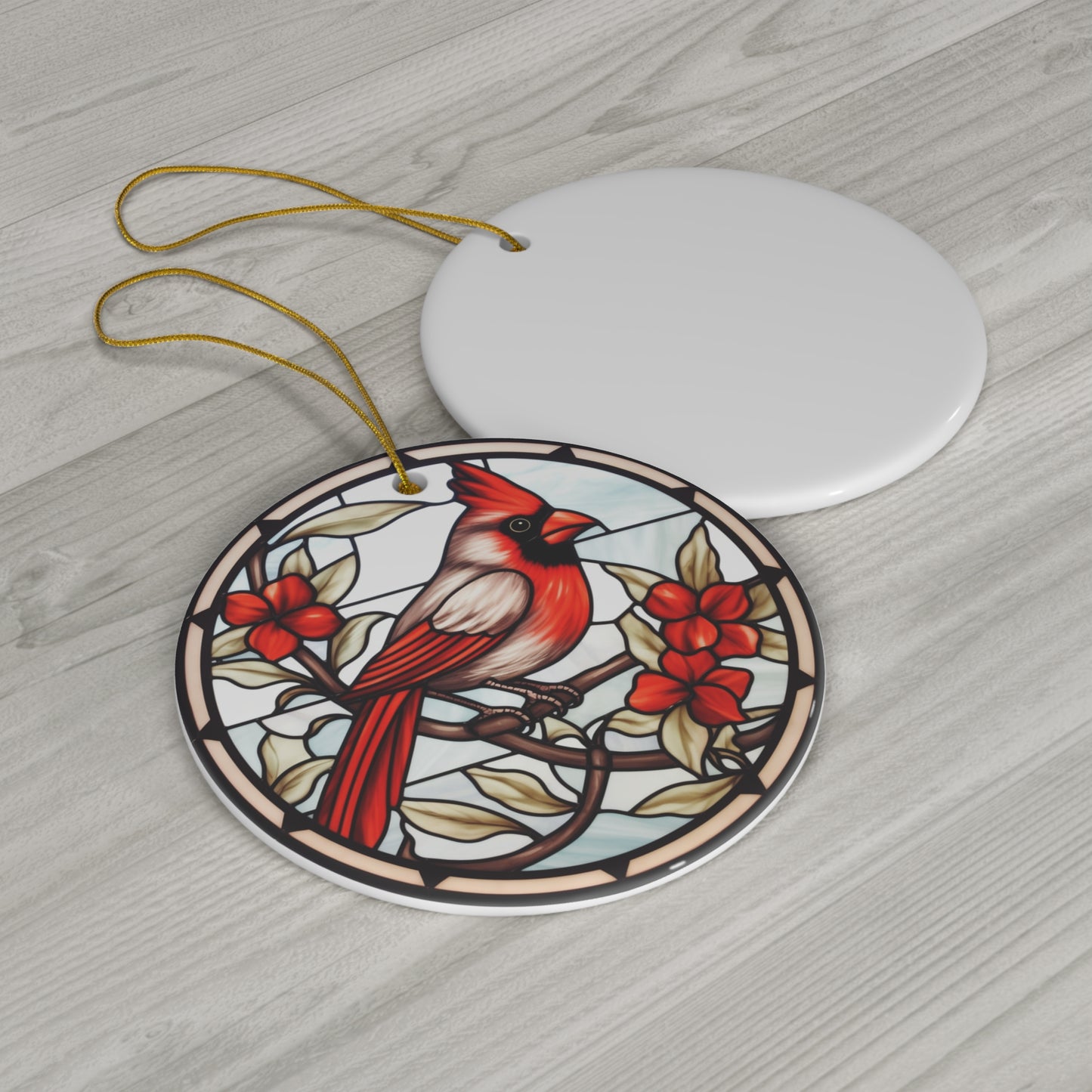 Christmas Cardinal Ceramic Ornament      Item #4997603