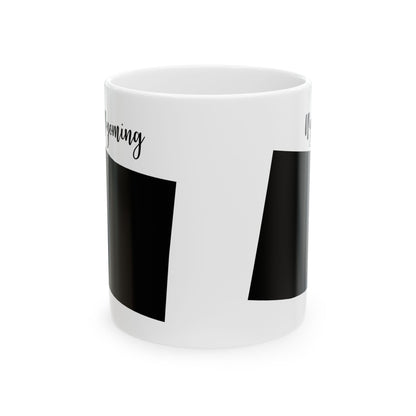 Wyoming State Silhouette Ceramic Mug – 11oz    Item #765043