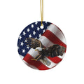 Eagle Ceramic Disc Ornament     Item #3415565
