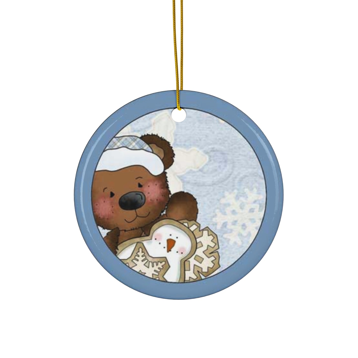 Bear Ceramic Disc Ornament         Item #6703696