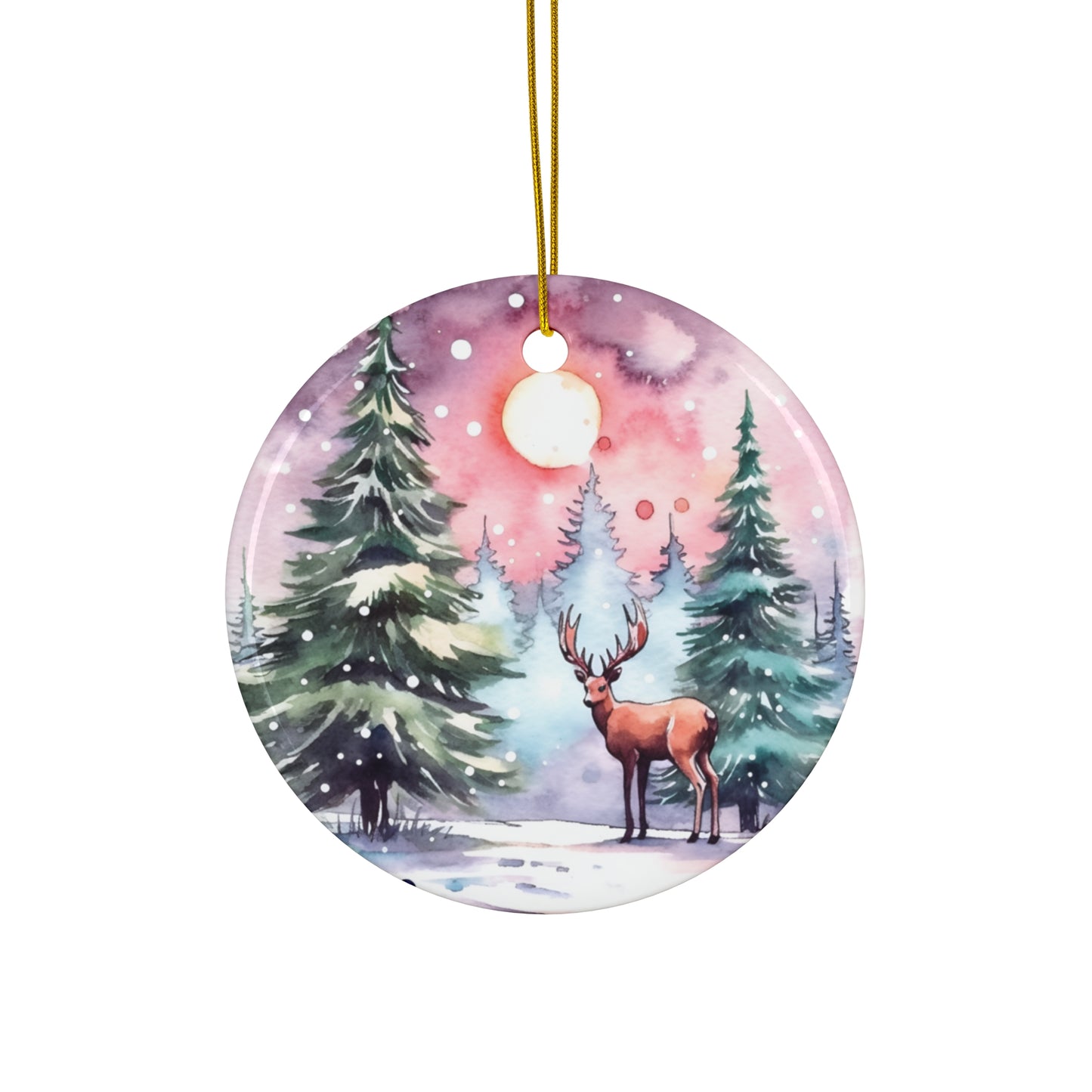 Deer Ceramic Ornament      Item #965537