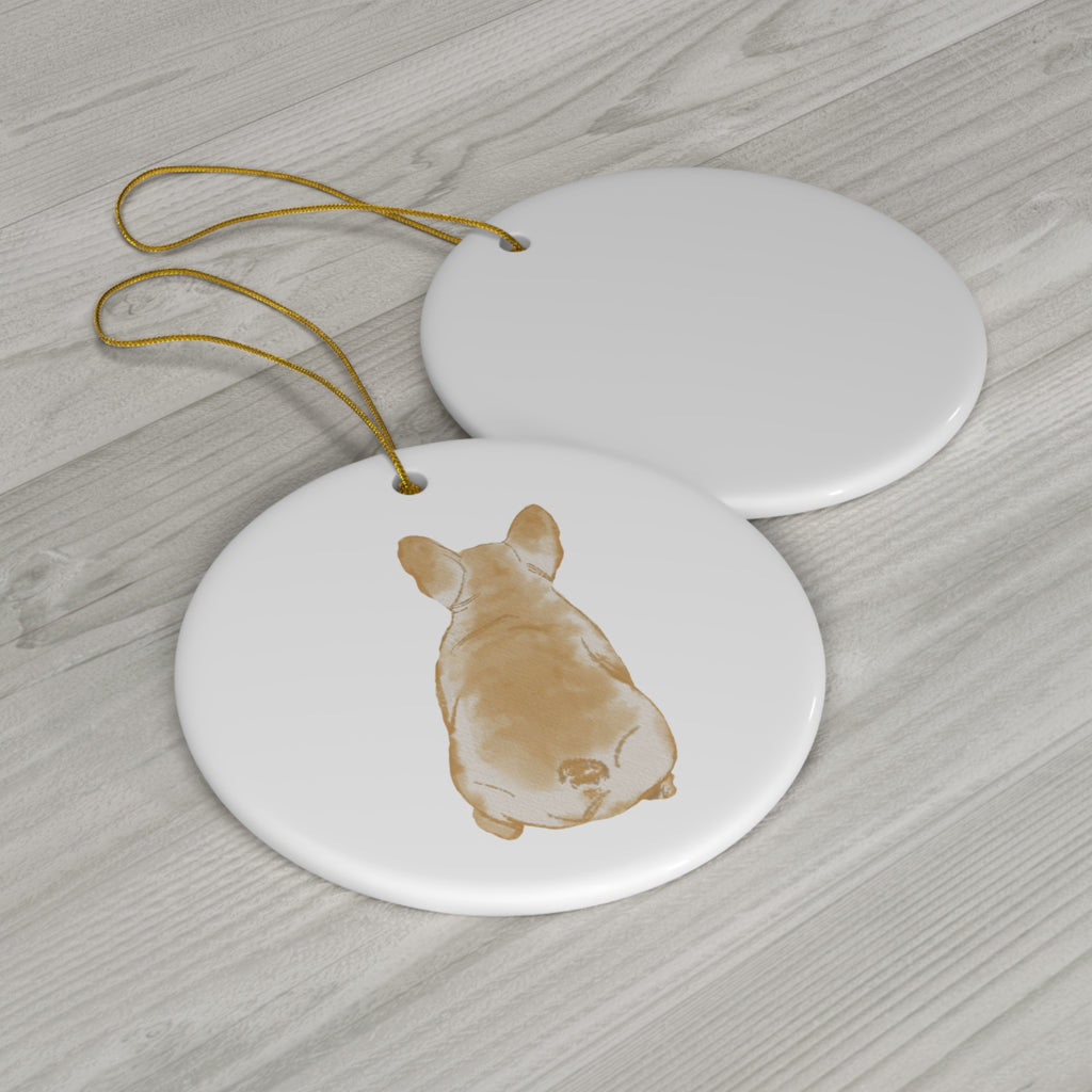 Dog Ceramic Disc Ornament         Item #45919