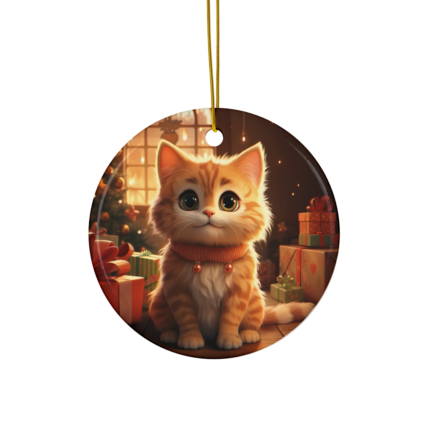 Cat Ceramic Ornament        Item #2204336