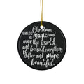 Christmas Magic Ceramic Disc Ornament      Item #3708483