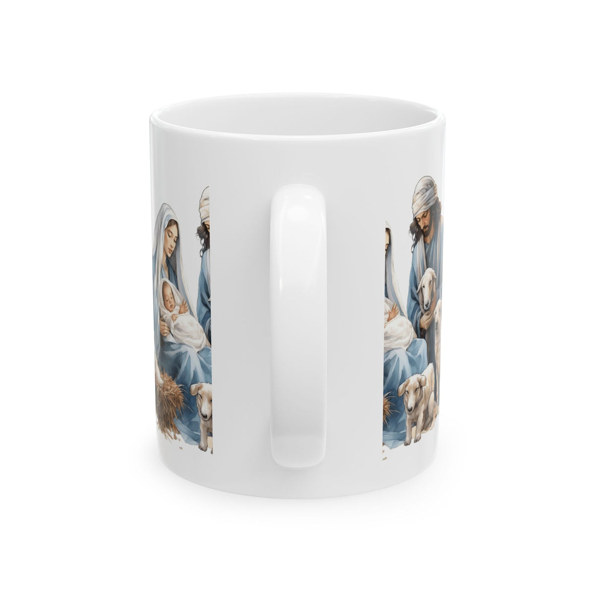 Nativity Mug - Holy Family Christmas Ceramic Coffee Cup 11oz   Item #442872
