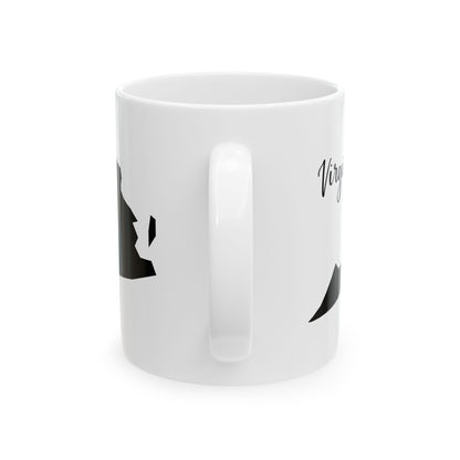 Virginia State Silhouette Ceramic Mug – 11oz    Item #293955