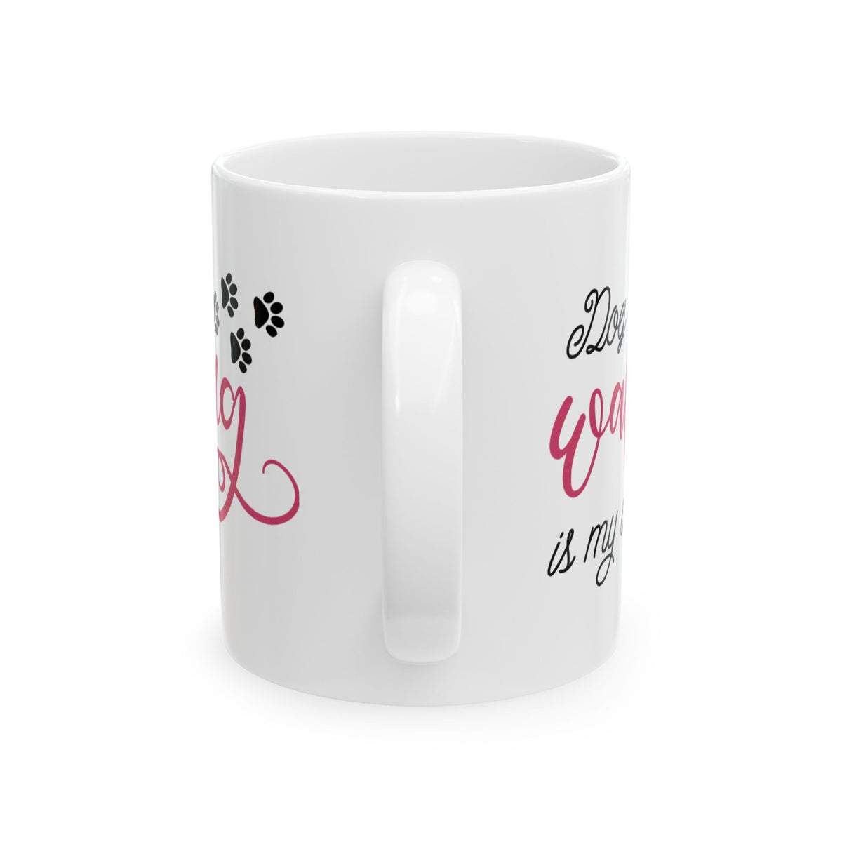 Dog Walker Mug – "Walking Dogs is My Cardio" Ceramic Coffee Cup 11oz   Item #867207