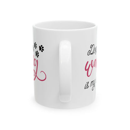 Dog Walker Mug – "Walking Dogs is My Cardio" Ceramic Coffee Cup 11oz   Item #867207