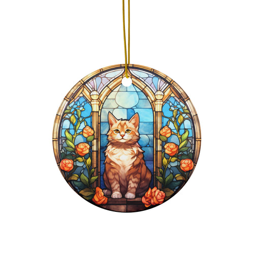 Cat Ceramic Ornament     Item #1785148 - Buckshot's Bargain Barn