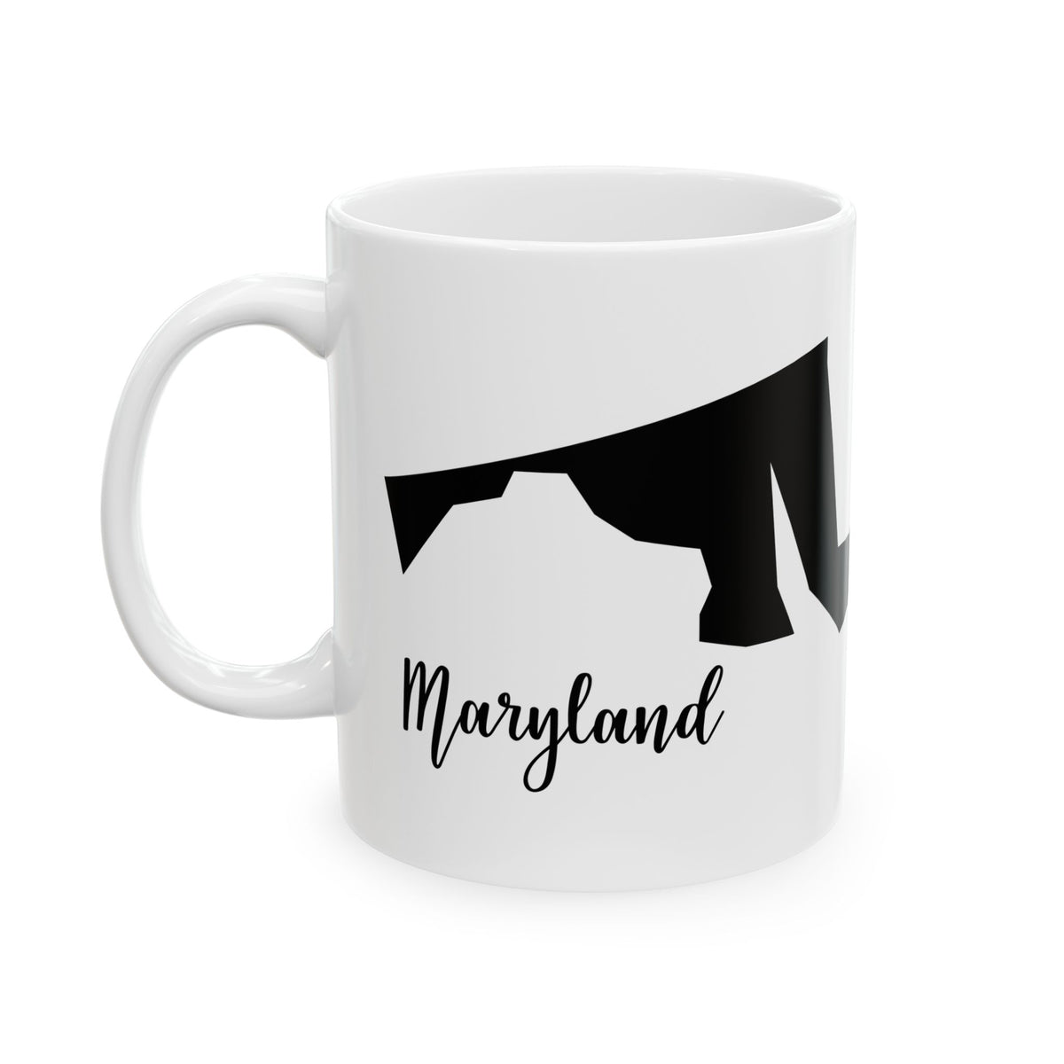 Maryland State Silhouette Ceramic Mug – 11oz    Item #662858