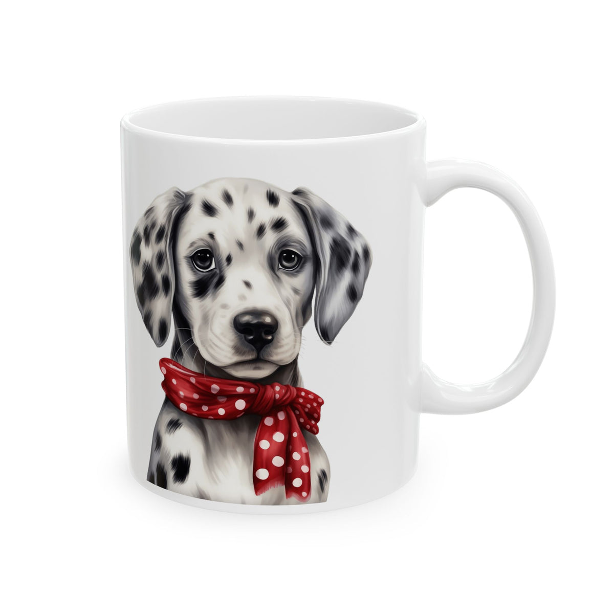 Dalmatian Dog Ceramic Mug – Playful Pet Lover Coffee Cup 11oz  Item #932946