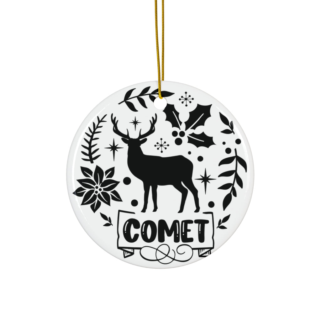 Comet Ceramic Disc Ornament        Item #1760871