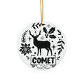 Comet Ceramic Disc Ornament        Item #1760871