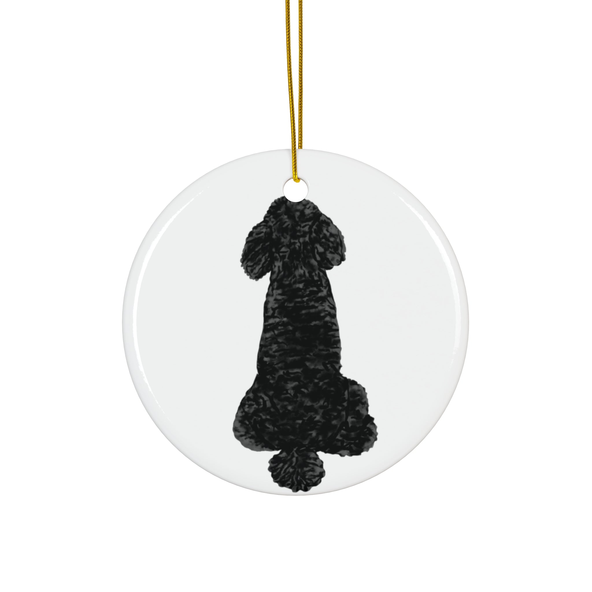 Dog Ceramic Disc Ornament        Item #2734481