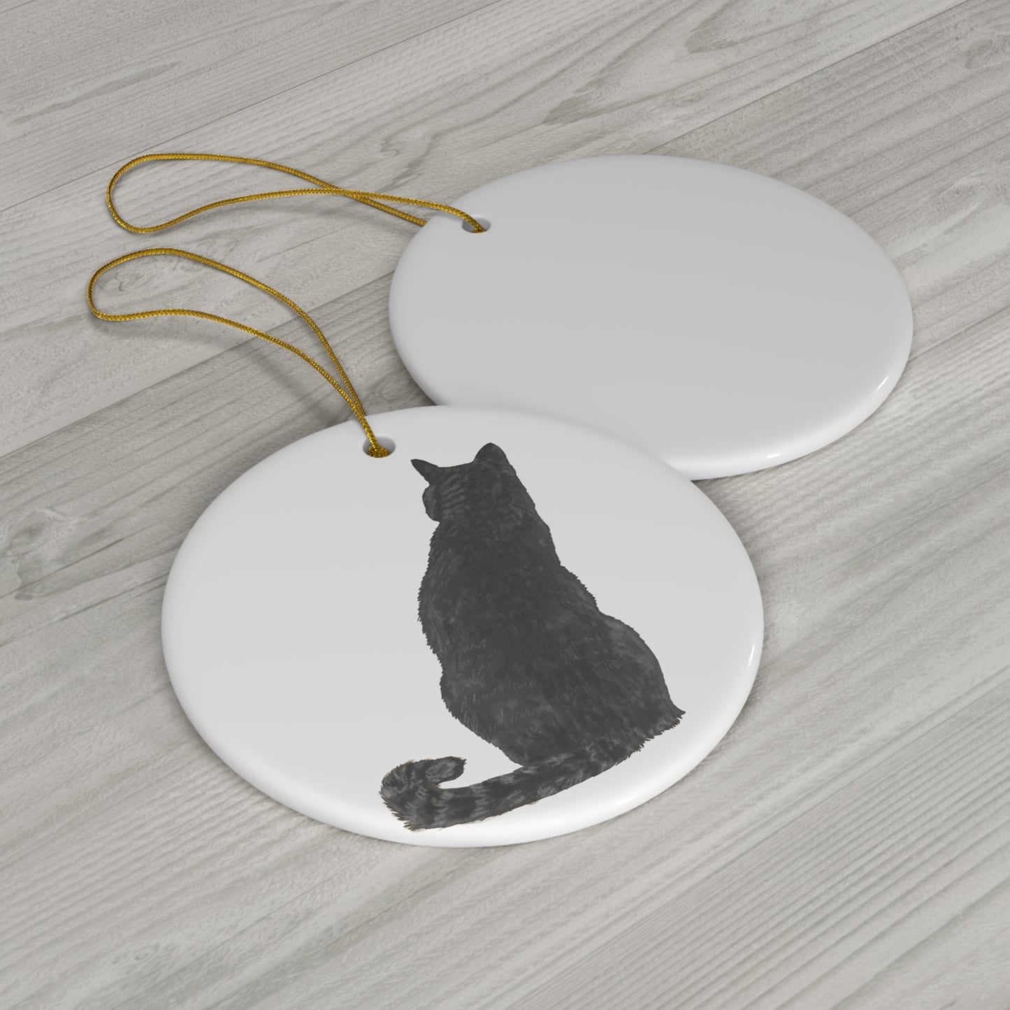 Cat Ceramic Ornament           Item #8834673