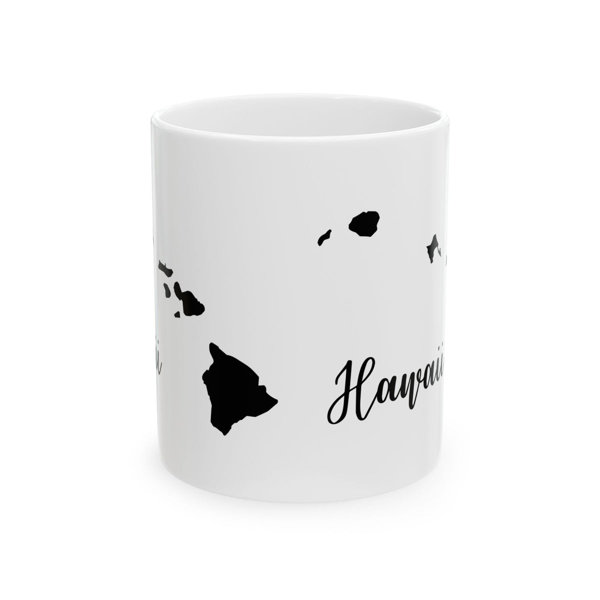 Hawaii State Silhouette Ceramic Mug – 11oz    Item #17861