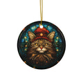 Ceramic Ornament - Christmas Cat     Item #8524805