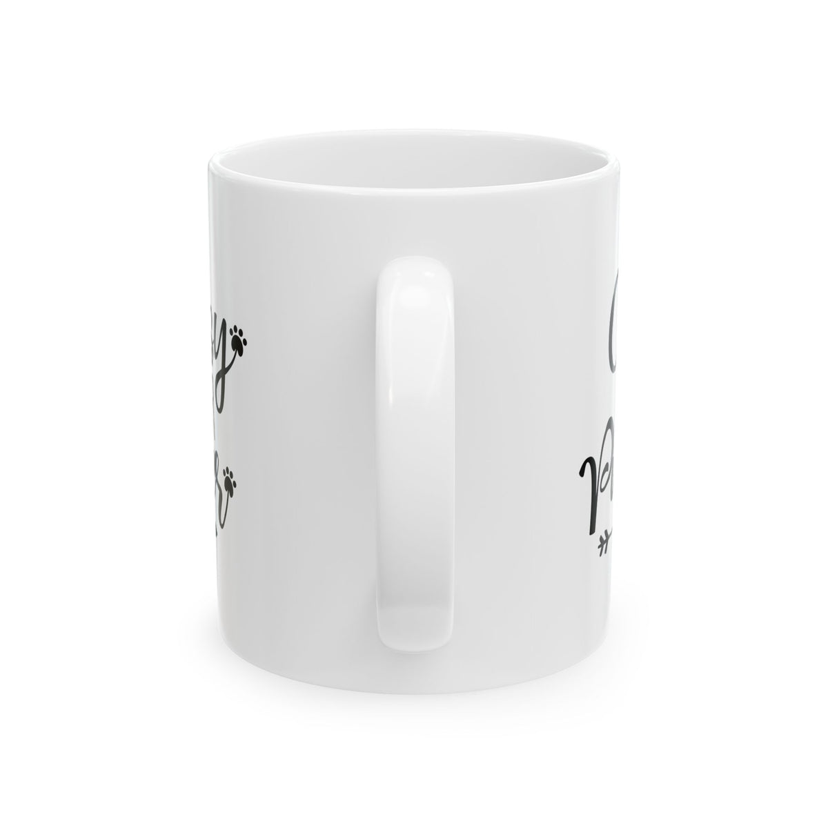 Ceramic Mug — "Classy Mother of Puppies" Cute Paw-Print Coffee Cup  11oz   Item #930889