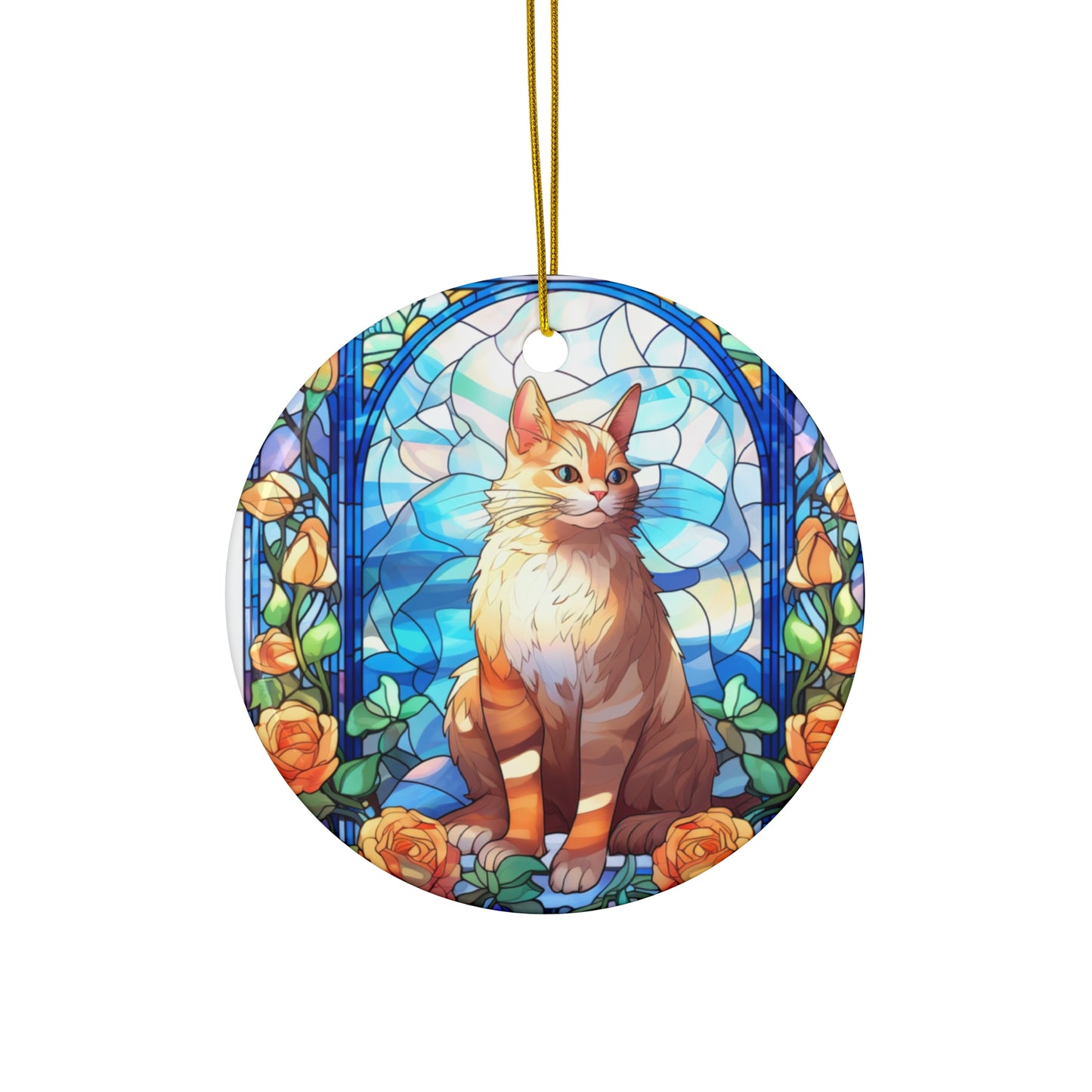 Cat Ceramic Ornament          Item #1150156