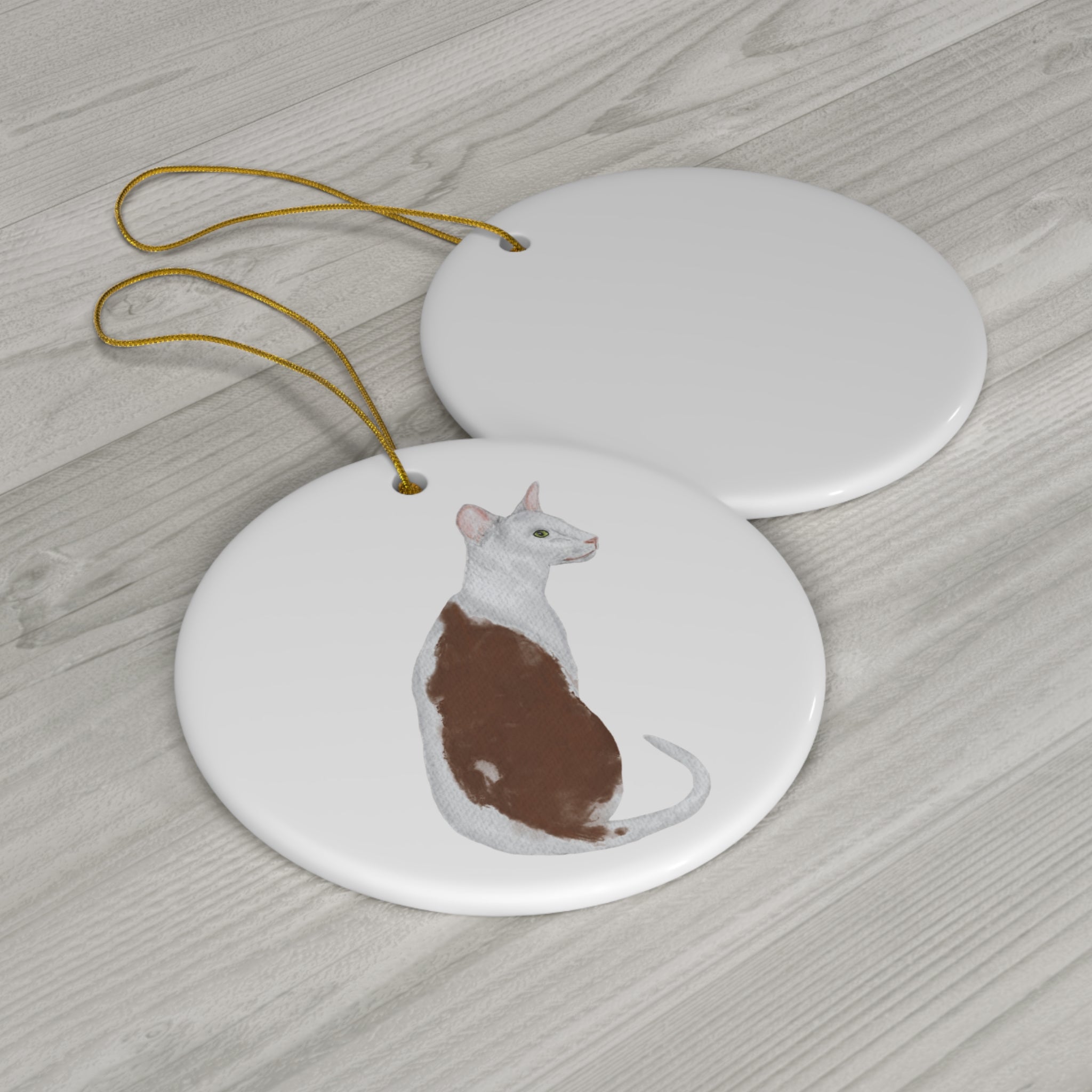 Cat Ceramic Ornament     Item #2517761 - Buckshot's Bargain Barn