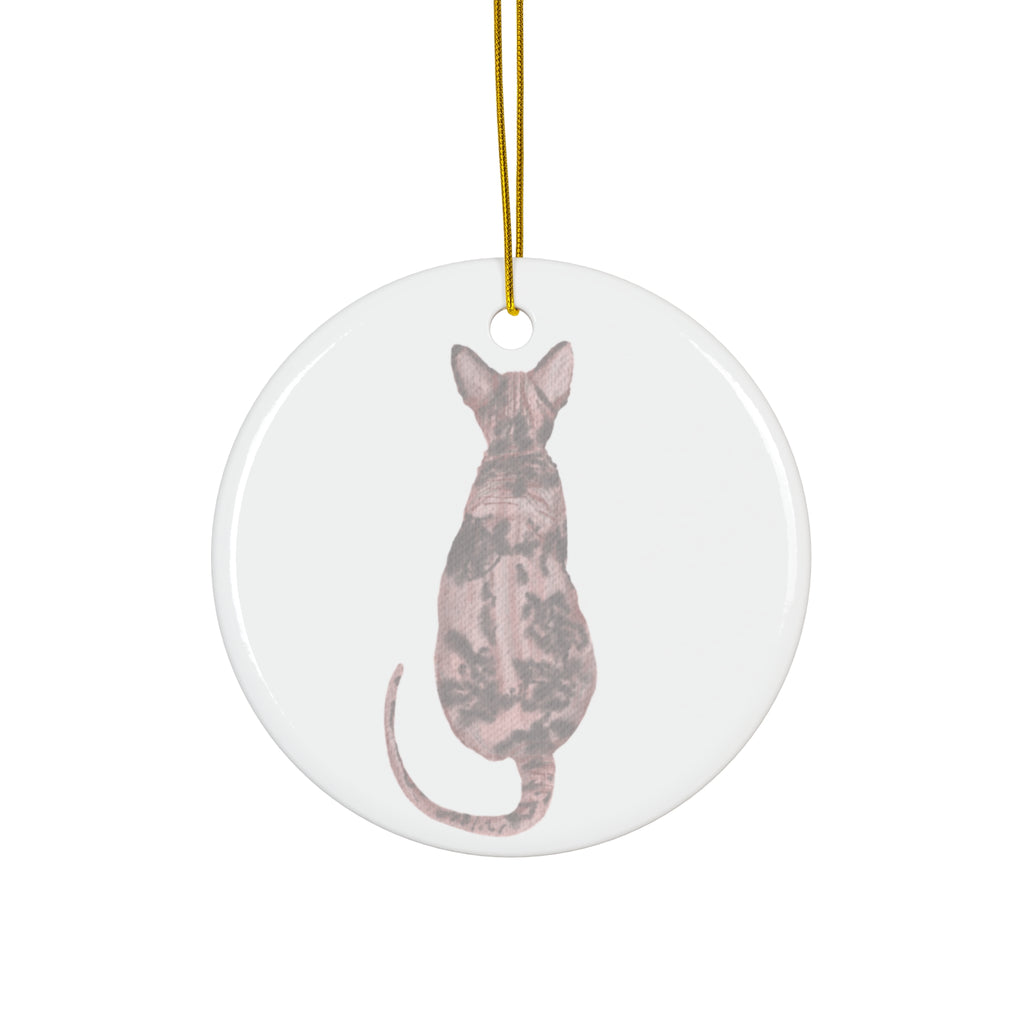 Cat Ceramic Ornament By Santa's Creations    Item #8112599 - Buckshot's Bargain Barn