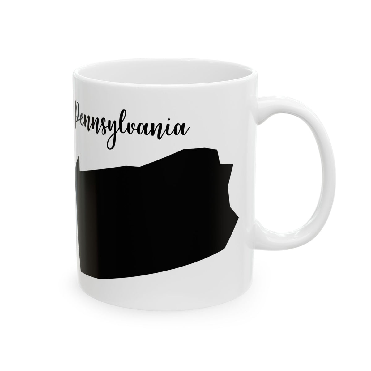Pennsylvania State Silhouette Ceramic Mug – 11oz    Item #753224