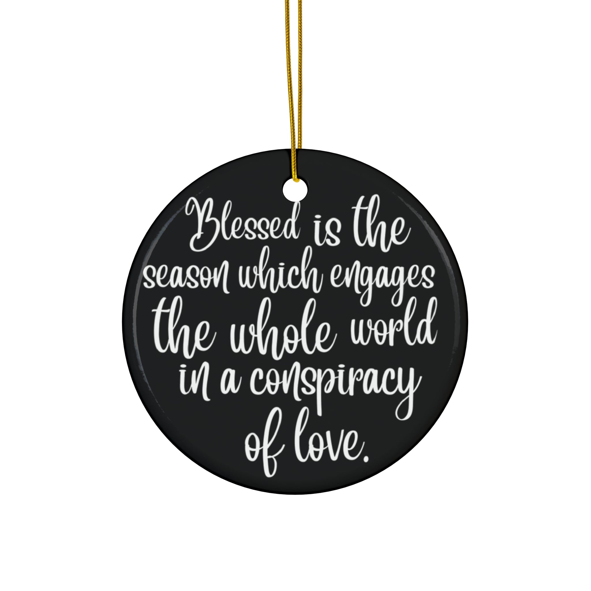 Blessed Is The Ceramic Disc Ornament        Item #5574334