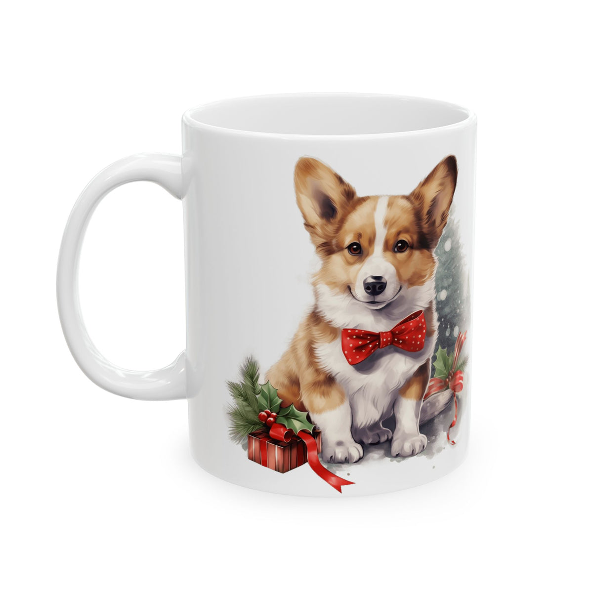 Festive Dog Christmas Ceramic Mug  11oz  Item #859767