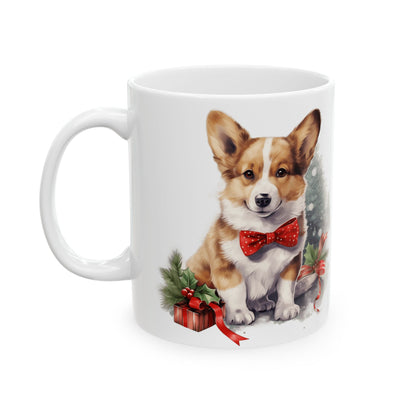 Festive Dog Christmas Ceramic Mug  11oz  Item #859767